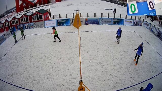 Чемпионат Кузбасса по волейболу на снегу среди мужских и женских команд смотреть онлайн