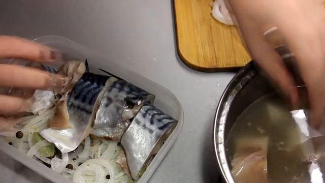 Экспресс маринование! 3 часа и вкуснейшая рыбка готова! Маринованная скумбрия.