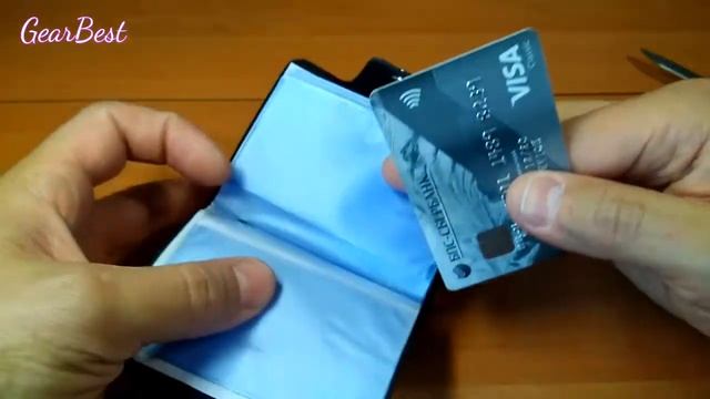 ВИЗИТНИЦА !!! КОШЕЛЁК ДЛЯ БАНКОВСКИХ КАРТ !!! МАГАЗИН GEARBEST.COM !!!