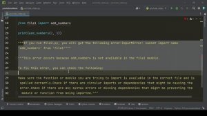How to Fix "ImportError: cannot import name" Error in Python