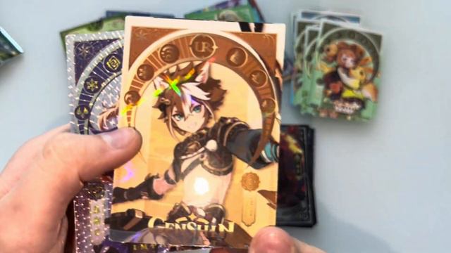 РАСПАКОВКА КОЛЛЕКЦИОННЫХ КАРТОЧЕК | Genshin Impact смотреть онлайн