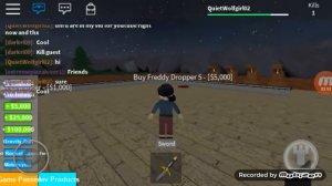 Playing roblox(fnaf tycoon)