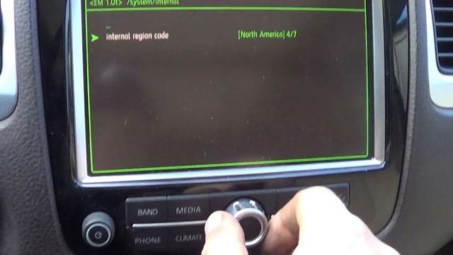 русификация TOUAREG NF RNS850 еврочастоты и жёлтые повороты