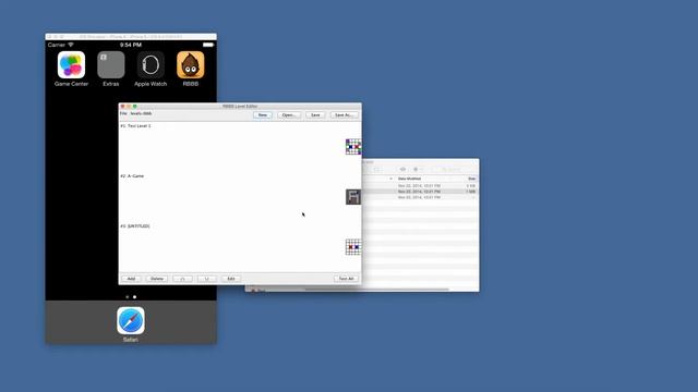 Red Block Blue Block Editor / iOS Demo смотреть онлайн