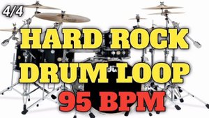 HARD ROCK DRUM LOOP | 95 BPM
