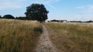 Klotzsche - a district of Dresden, Germany. Overview, walking through the city and countryside