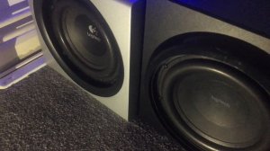 Logitech Z2300 + Z906 Short Bass Test 4K