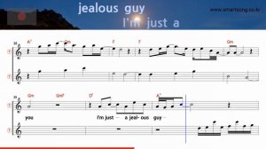 Jealous Guy - John Lennon (Tenor/Soprano Saxophone Sheet Music Bb Key / Karaoke / Easy Solo Cover)