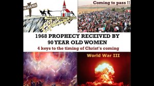 ПРОРОЧЕСТВО 1968 Г 90-ЛЕТНЕЙ ЖЕНЩИНЫ ИЗ НОРВЕГИИ И ПРОРОЧЕСТВО 1937 Г МАРТИНА АНДЕРСЕНА