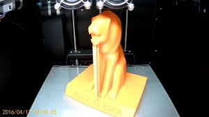 Обзор печати  3D принтера Zenit DUO (Видео Time lapse)