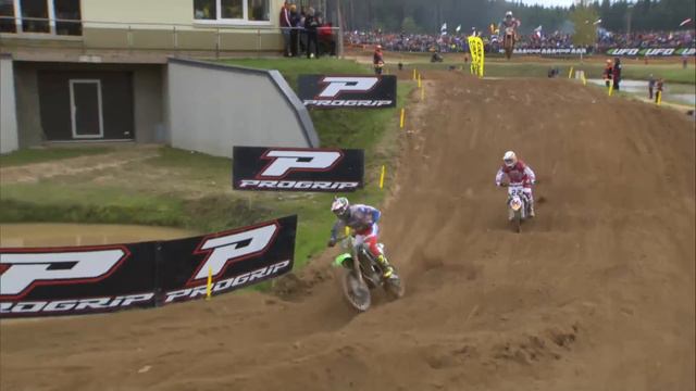 MXoN 2014 Gautier Paulin & Aleksandr Tonkov Battle - Motocross