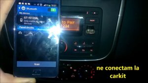 tutorial conectare telefon la carkit Dacia Logan 2 - pairing phone with Bluetooth to Dacia Logan 2