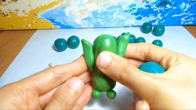 Лепка из легкого пластилина Hey Clay/Видео лепка залипаки Овощи/Брокколи смотреть онлайн