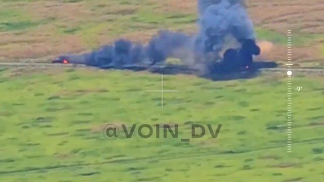 Уничтожение ПТУРом M113 ВСУ (заявлено M113)/Destruction of the AFU M113 by ATGM