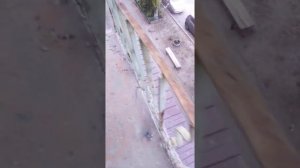 Демонтаж под Панорамное остекление балкона.