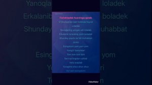 Yorqinxo’ja Umarov “ Yomg’ir” karaoke