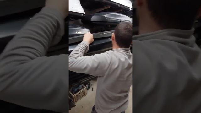 Установка багажника на крышу и обзор автобоксов некоторых моделей смотреть онлайн