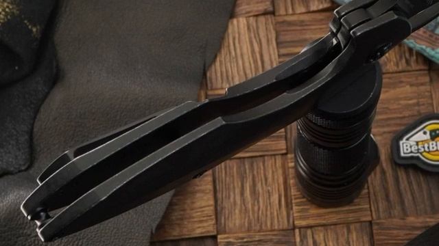 Складной нож Kizer Knives Megatherium сталь S35VN, титан смотреть онлайн