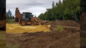 Планировка Участка трактором