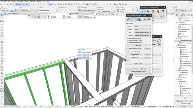 ArchiFrame overlap top plates - ArchiFrame: the Archicad extension - BIM, Construction & Design смотреть онлайн
