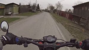 GoPro 3 silver на мотоцикле Fuego Scrambler 250