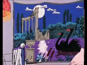 Что мне нравится в чёрных лебедях - это их красный нос