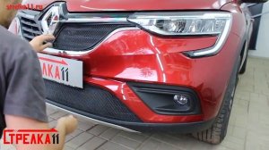 Защита радиатора RENAULT ARKANA I с 2019г.в. (Черный) - strelka11.ru