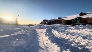 Снег После Каникул. День 2. Т-150К. СМОГ ИЛИ НЕТ всё вычистить.