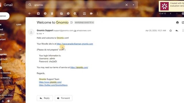 Creating Moodle Site using Gnomio Account смотреть онлайн