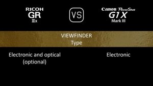 Ricoh GR IIIx vs. Canon PowerShot G1 X Mark III: A Comparison of Specifications