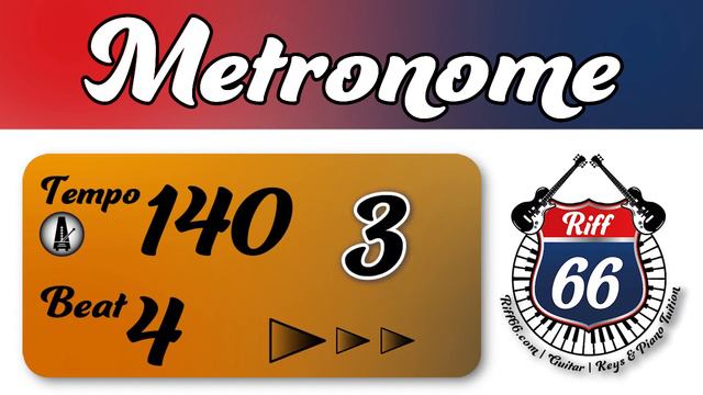 140 BPM | 1 Minute Metronome | Music Practice Metronomes смотреть онлайн