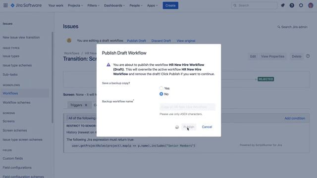 Scripted Workflow Extensions | ScriptRunner for Jira Cloud