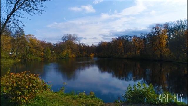 Краски осени. Курск. Аэросъемка смотреть онлайн