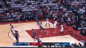 Wizards vs Raptors game 1 Highlights 2018 playoffs