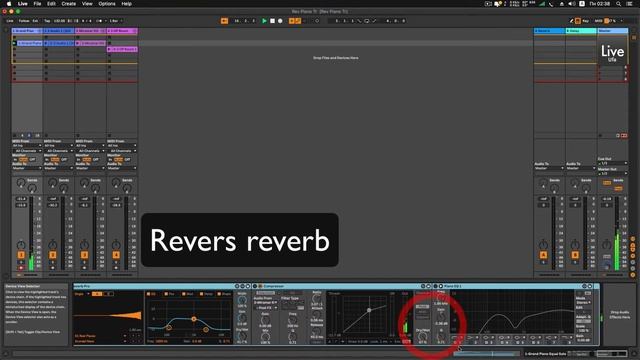 Вариант обработки пианино в Ableton 11