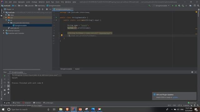String immutable in java - Java Interview Question 01 - Sinhala