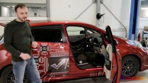 Nissan Leaf - правильная установа сигнализации Starline (автозапуск), автомобиль заговорил!!