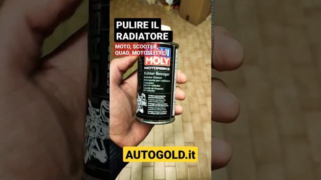 MOTO: COME PULIRE IL RADIATORE (moto, scooter, quad, motoslitte) - additivo Liqui Moly Motirbike