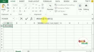 Round & Trunc Function in MS Excel & LibreOffice Calc | ccc exam