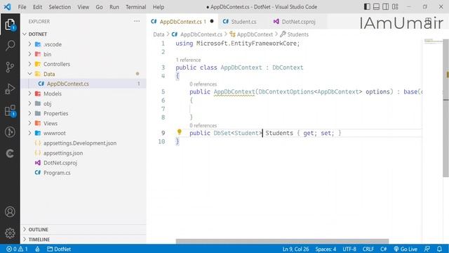 How to setup Entity Framework Core in Visual Studio Code (vs code) | Step by step Guide
