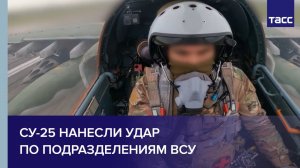 Су-25 нанесли удар по подразделениям ВСУ
