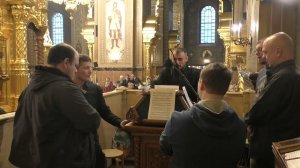 2021.10.14 Тропарь "Утоли болезни многовоздыхающия души моея...". Хор Николо-Угрешского монастыря