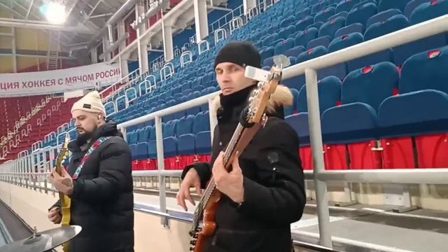 Кавер группа ТОКАЙ Финал чемпионата по хоккею с мячем. Чек предматчевого концерта 2023 Русский рок