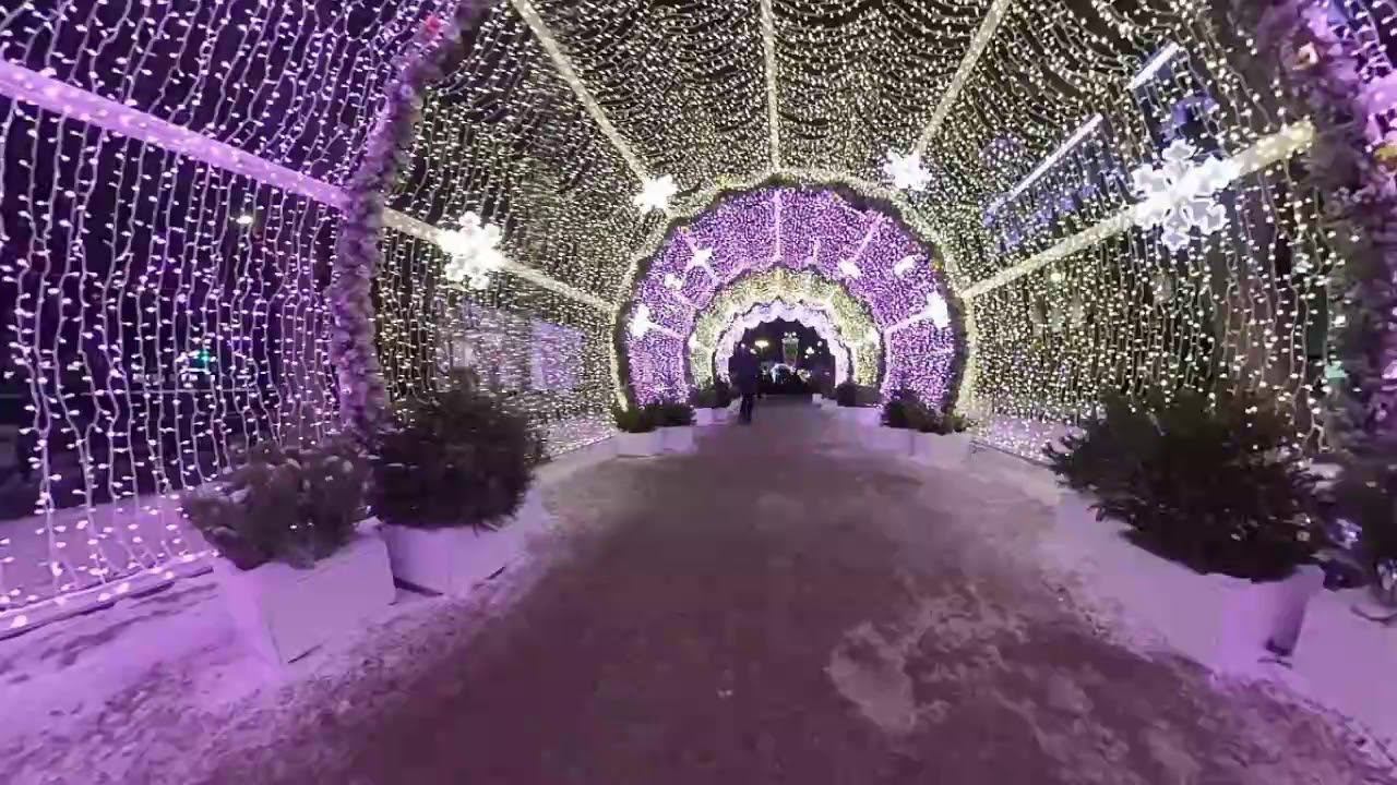 Звездный тоннель в центре Москвы / Star tunnel in the center of Moscow (в 2D от SeLi6640)