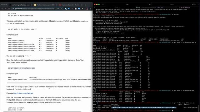 Workload Demo: PostgreSQL on OpenShift 4 with OpenShift Container Storage 4 смотреть онлайн