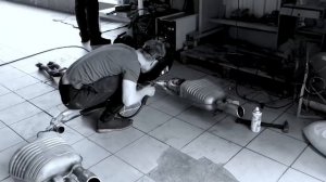 Audi A6 Регулируемый выхлоп с заслонками