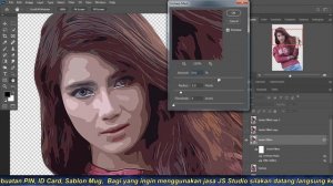 PHOTOSHOP LIVE: FOTO JADI KARTUN VECTOR