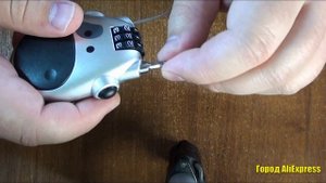 Телескопический кодовый замок КОРОВА. Замок для багажа. Велосипедный кабель. Противоугонный замок