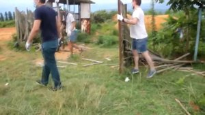 Зооэкстремисты громят собачий приют. Грузия