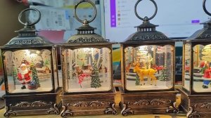 Освещенный Рождественский Снежный шар